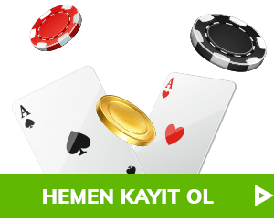 bahigo para çekme işlemleri için jetonlu ve iskambil kağıtlı CTA
